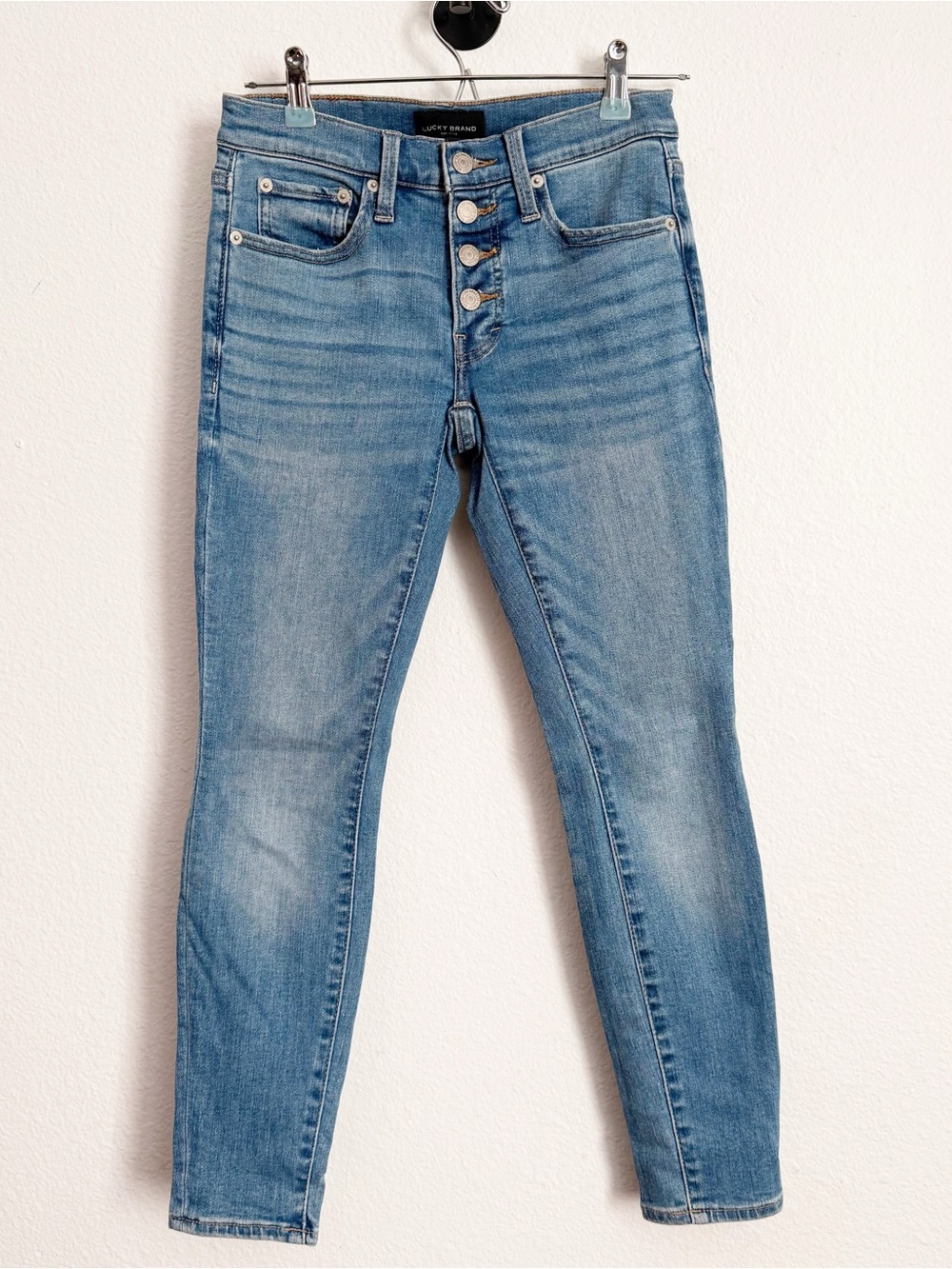 Lucky Brand | Ava Mid Rise Skinny Jeans Size 0/25 Light Wash